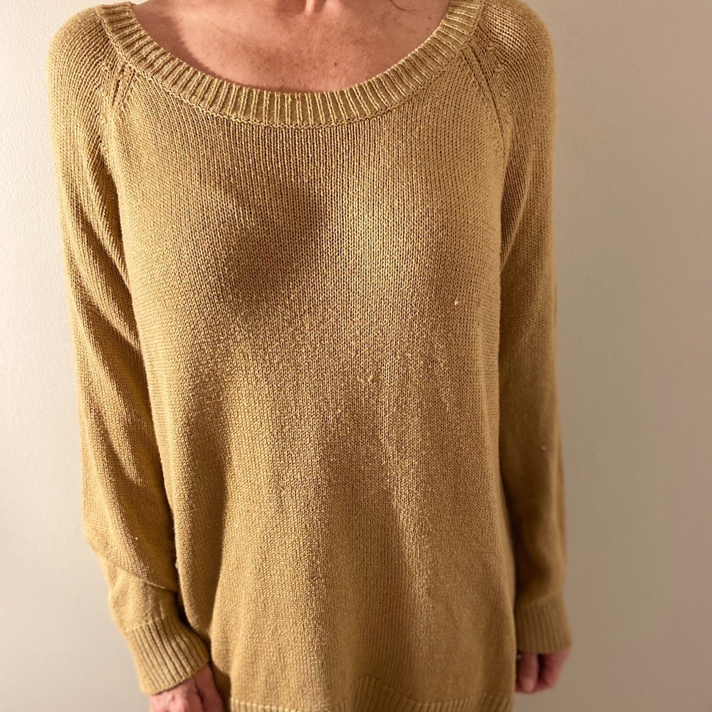 Gold Tunic Sweater
